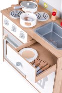 DREWNIANA KUCHNIA DLA DZIECI DODATKOWE AKCESORIA ECOTOYS
