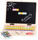DREWNIANY LAPTOP EDUKACYJNY TABLICA MAGNETYCZNA ECOTOYS