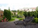 LEŻANKA LEŻAK OGRODOWY Z DASZKIEM HUŚTAWKA HAMAK MULTIGARDEN