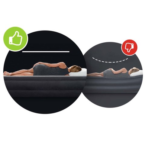 MATERAC DMUCHANY 203X152 CM Z POMPKĄ INTEX 64414ND