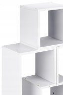 REGAŁ SZAFKA MODUŁOWA KOMODA PÓŁKI BIAŁA MODERNHOME
