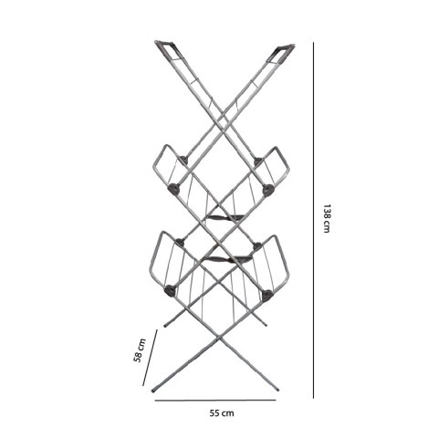SUSZARKA NA PRANIE PIONOWA 3 POZIOMY 15 METRÓW POWIERZCHNI SUSZENIA MODERNHOME