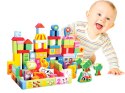 DREWNIANE KLOCKI ZESTAW FARMA 100 EL. ECOTOYS