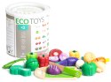 DREWNIANE WARZYWA DO KROJENIA DLA DZIECI 20 SZTUK ECOTOYS
