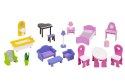 DREWNIANY DOMEK DLA LALEK XXL Z MEBELKAMI ECOTOYS