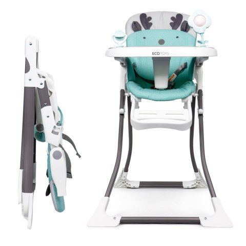 FOTELIK KRZESEŁKO DO KARMIENIA SKŁADANE ECOTOYS