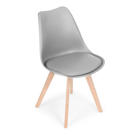 KRZESŁO ZESTAW KRZESEŁ DO SALONU JADALNI Z PODUSZKĄ MODERNHOME