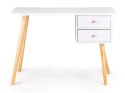 NOWOCZESNE BIURKO KOMPUTEROWE STOLIK 2 SZUFLADY MODERNHOME
