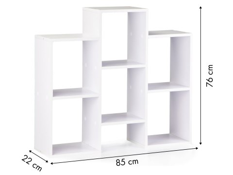 NOWOCZESNY STOJĄCY REGAŁ DO SALONU I SYPIALNI MODERNHOME