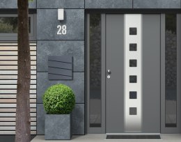 SKRZYNKA NA LISTY STAL GALWANIZOWANA ANTRACYT MODERNHOME