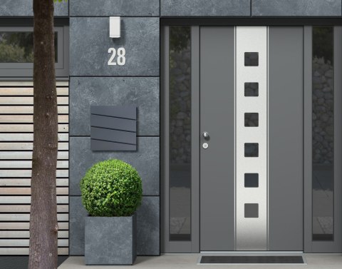 SKRZYNKA NA LISTY STAL GALWANIZOWANA ANTRACYT MODERNHOME