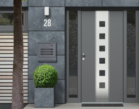 SKRZYNKA POCZTOWA NA LISTY GAZETY STAL NIERDZEWNA MODERNHOME