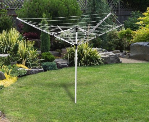 SUSZARKA OGRODOWA NA PRANIE 60 M POWIERZCHNI SUSZENIA ŚWIDER DO MONTAŻU + POKROWIEC GRATIS MODERNHOME