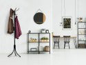 WIESZAK STOJĄCY 16 HAKÓW NA UBRANIA METAL CZARNY MODERNHOME