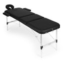 ALUMINIOWY STÓŁ DO MASAŻU I REHABILITACJI 3-SEGMENTOWY SKŁADANY W WALIZKĘ + TORBA MODERNHOME
