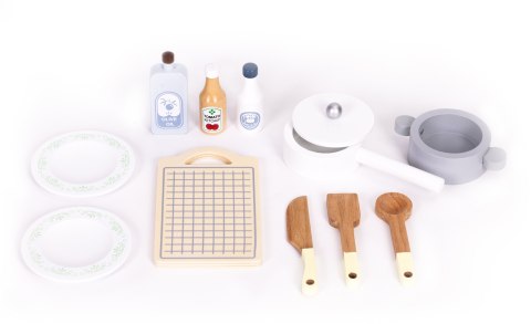 KUCHNIA DLA DZIECI PIEKARNIK PRALKA MIKROFALA 12 AKCESORIÓW ECOTOYS