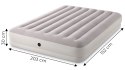 MATERAC DMUCHANY DWUOSOBOWY 203X152X30 CM Z POMPKĄ ELEKTRYCZNĄ ŁÓŻKO INTEX 64179
