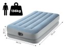MATERAC DMUCHANY JEDNOOSOBOWY 191X99X36 CM Z WBUDOWANĄ POMPKĄ ELEKTRYCZNĄ USB ŁÓŻKO INTEX 64157