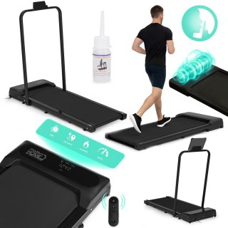 BIEŻNIA DOMOWA Z UCHWYTEM ELEKTRYCZNA WALKING PAD TRENINGOWY POD BIURKO 10 KM/H MODERNHOME