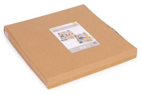 DUŻA DREWNIANA TABLICA MANIPULACYJNA SENSORYCZNA DLA DZIECI PANEL EDUKACYJNY XL