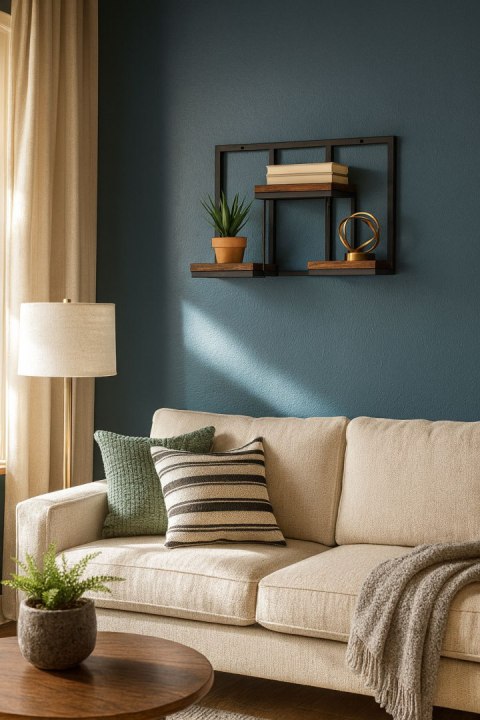 KWIETNIK ŚCIENNY PÓŁKA WISZĄCA NA KWIATY OZDOBY 3 POZIOMY LOFT MODERNHOME