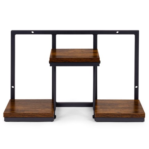 KWIETNIK ŚCIENNY PÓŁKA WISZĄCA NA KWIATY OZDOBY 3 POZIOMY LOFT MODERNHOME