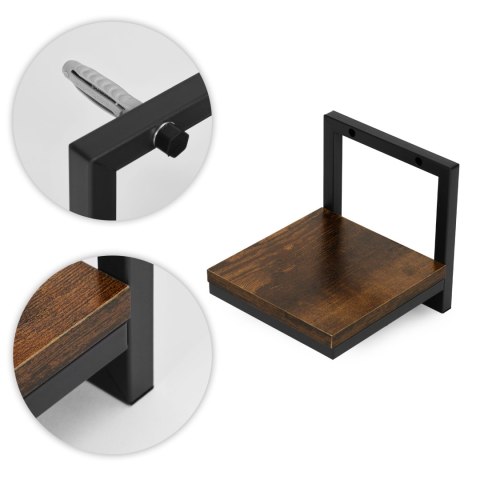 KWIETNIK ŚCIENNY PÓŁKA WISZĄCA NA KWIATY OZDOBY LOFT MODERNHOME