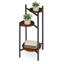 KWIETNIK STOJĄCY STOJAK NA KWIATY OZDOBY 3 POZIOMY LOFT MODERNHOME