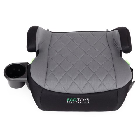 PODKŁADKA ISOFIX SAMOCHODOWA SIEDZISKO DLA DZIECI I-SIZE WZROST 125-150 CM UCHWYT NA NAPOJE ECOTOYS