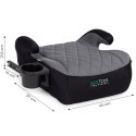 PODKŁADKA ISOFIX SAMOCHODOWA SIEDZISKO DLA DZIECI I-SIZE WZROST 125-150 CM UCHWYT NA NAPOJE ECOTOYS