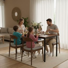 STÓŁ DO KUCHNI JADALNI DLA 4-5 OSÓB BIURKO KOMPUTEROWE 120X60 CM MODERNHOME