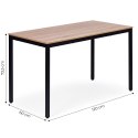 STÓŁ DO KUCHNI JADALNI DLA 4-5 OSÓB BIURKO KOMPUTEROWE 120X60 CM MODERNHOME