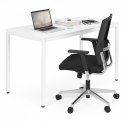 STÓŁ DO KUCHNI JADALNI DLA 4-5 OSÓB BIURKO KOMPUTEROWE 120X60 CM BIAŁY MODERNHOME