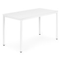 STÓŁ DO KUCHNI JADALNI DLA 4-5 OSÓB BIURKO KOMPUTEROWE 120X60 CM BIAŁY MODERNHOME