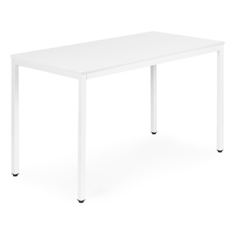 STÓŁ DO KUCHNI JADALNI DLA 4-5 OSÓB BIURKO KOMPUTEROWE 120X60 CM BIAŁY MODERNHOME