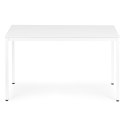 STÓŁ DO KUCHNI JADALNI DLA 4-5 OSÓB BIURKO KOMPUTEROWE 120X60 CM BIAŁY MODERNHOME