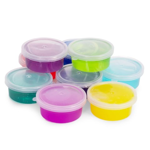 ZESTAW DO ROBIENIA SLIME GLUTKÓW DLA DZIECI DIY MASA PLASTYCZNA ROZCIĄGLIWA GNIOTEK 113 ELEMENTÓW
