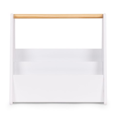 Biblioteczka dziecięca Montessori regał na książki organizer 3 poziomy biały ECOTOYS