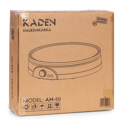 Elektryczna naleśnikarka dwustronna patelnia do naleśników i pankejków nieprzywierająca 1500W KADEN