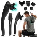Masażer ręczny wibracyjny do masażu ciała zestaw 5 końcówek 20W ModernHome