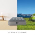 Materac dmuchany jednoosobowy 191x99x30 cm z wbudowaną pompką elektryczną INTEX 64112