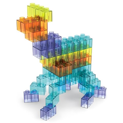 Tor dla aut klocki magnetyczne komplet 154 elementy autka LED