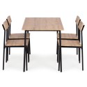 Zestaw mebli do jadalni kuchni stół + 4 krzesła MALMO ModernHome