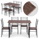 Zestaw mebli do jadalni kuchni stół + 4 krzesła VERONA ModernHome