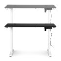 Biurko elektryczne stojące 120x60 cm regulacja wysokości 72-117 cm ModernHome