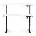 Biurko elektryczne stojące 120x60 cm regulacja wysokości 72-117 cm ModernHome