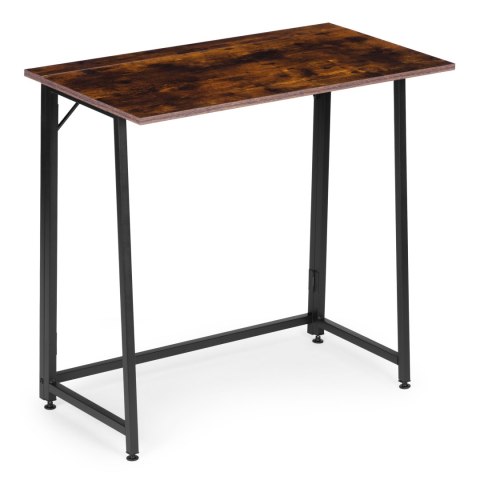 Biurko komputerowe składane 80x45 cm stolik pod laptopa loft ModernHome