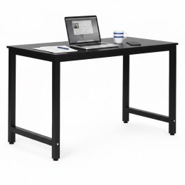 Biurko komputerowe szkolne stół 120x60 cm czarne ModernHome
