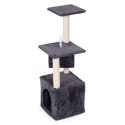 Drapak dla kota legowisko słupek wieża do drapania domek 94 cm szary Petsi
