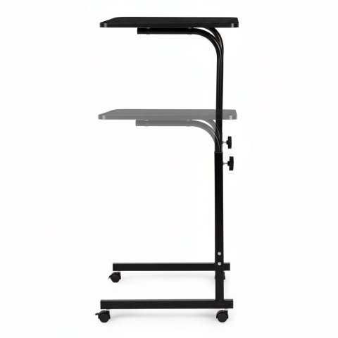 Mobilny stolik pod laptopa biurko dostawiane do fotela czarny ModernHome